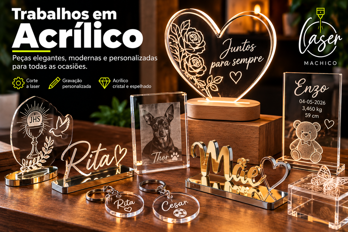 Trabalhos em Acrílico
